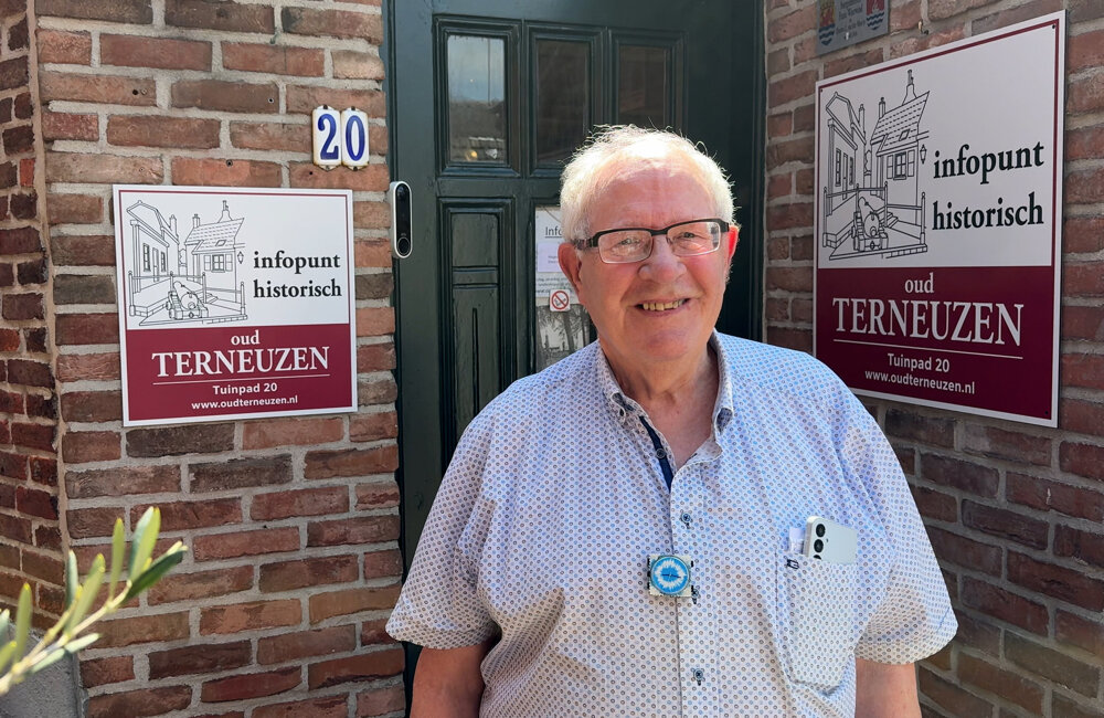 Douwe van der Meer van Infopunt Histroisch Oud-Terneuzen - ©Omroep ZVL