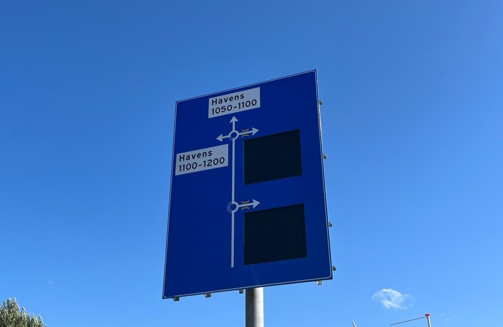 Nieuw verkeersbord sluizencomplex - ©Omroep ZVL