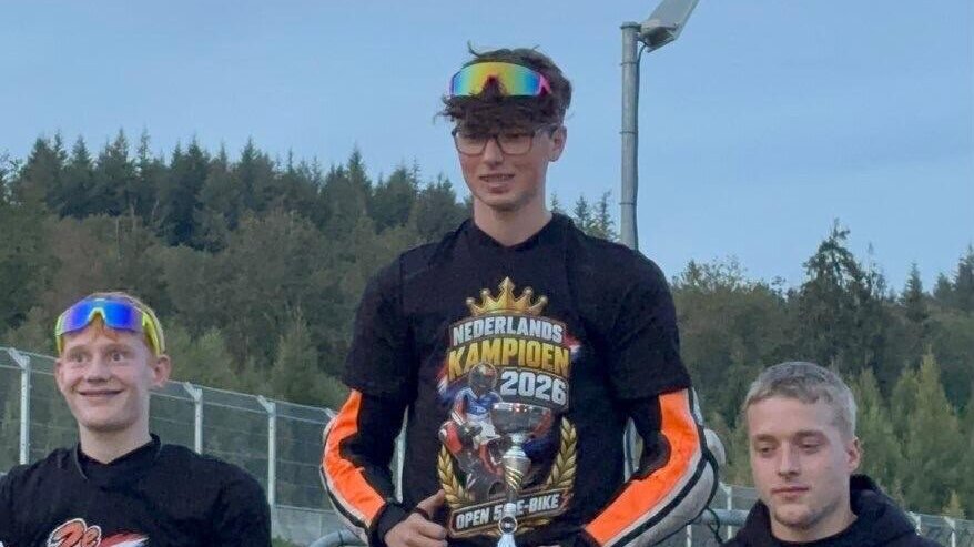 Jesco Henderieckx, Nederlands Kampioen Open 50 E-bike - ©Omroep ZVL