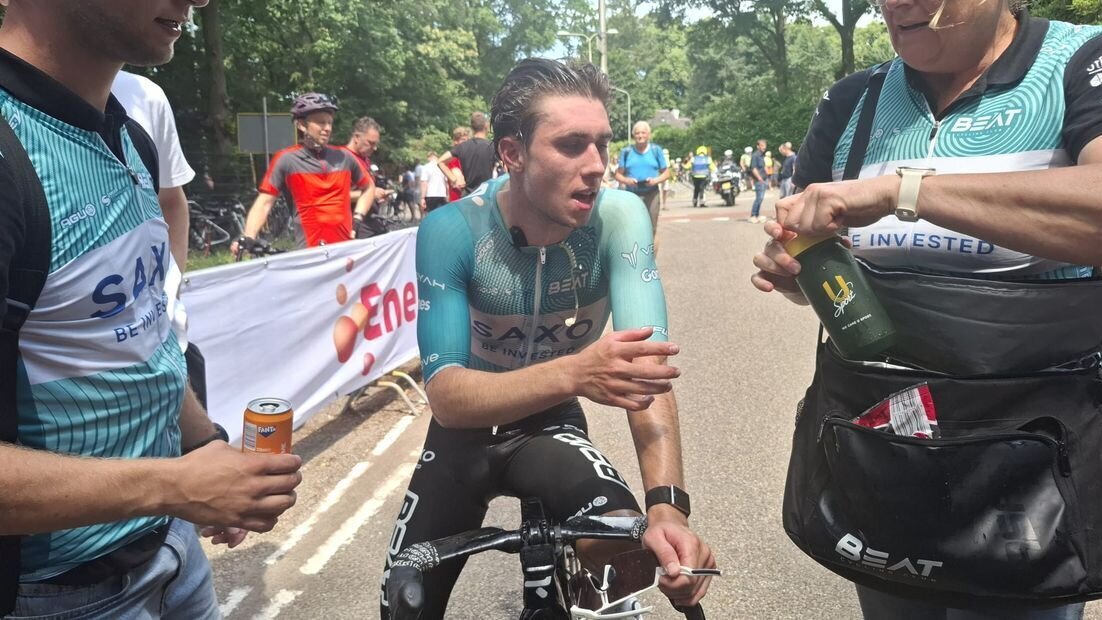 Jochem Kerckhaert net na de finish in Nijmegen - ©Omroep Zeeland