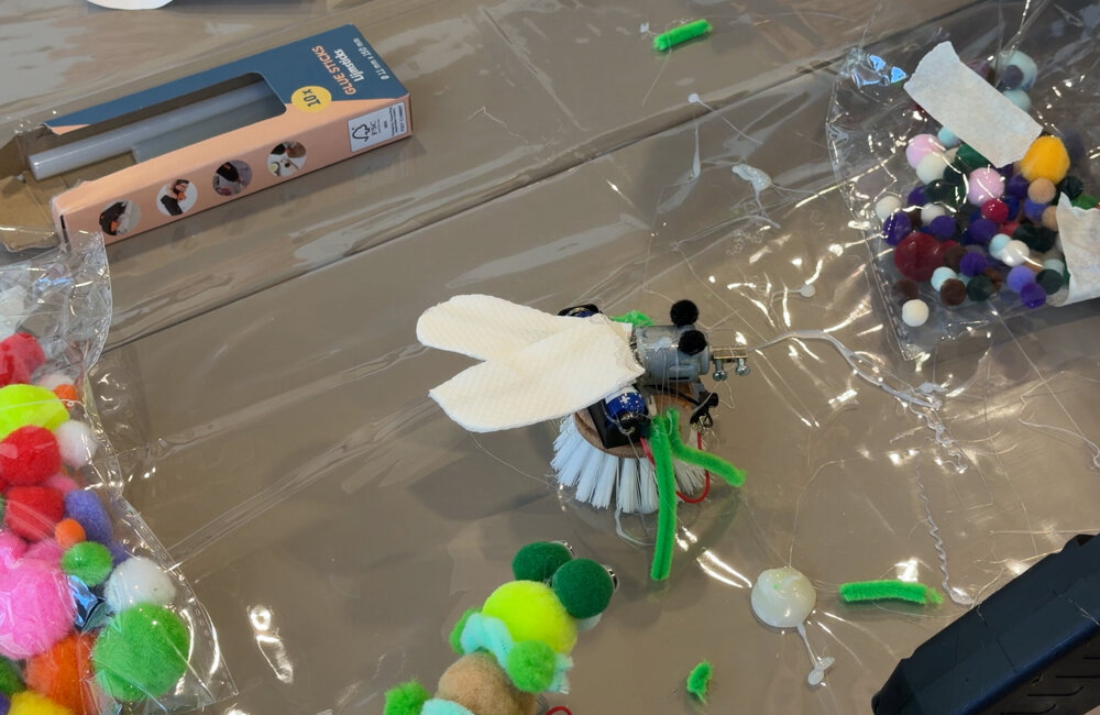 Borstelrobot maken - bibliotheek
