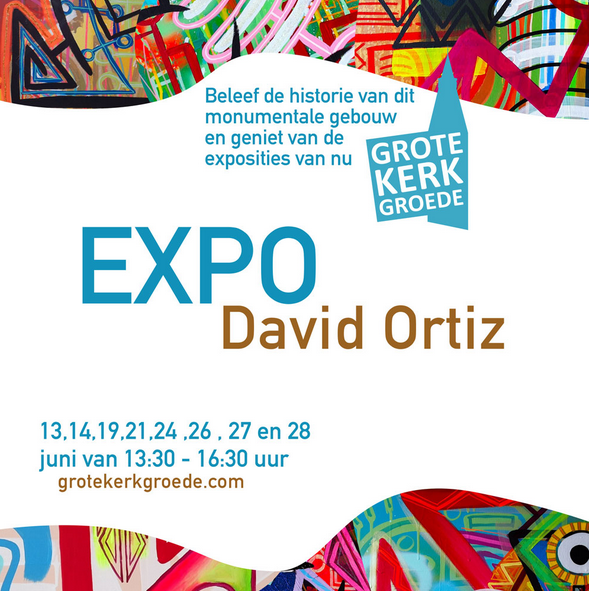 Expositie David Ortiz Grote Kerk Groede