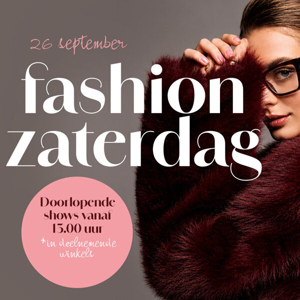 Fashion zaterdag voor persbericht