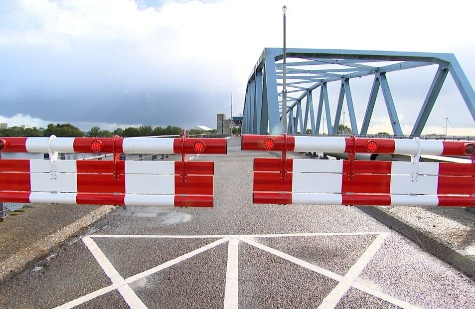 Sluiskilbrug gesloten - ©Omroep Zeeland
