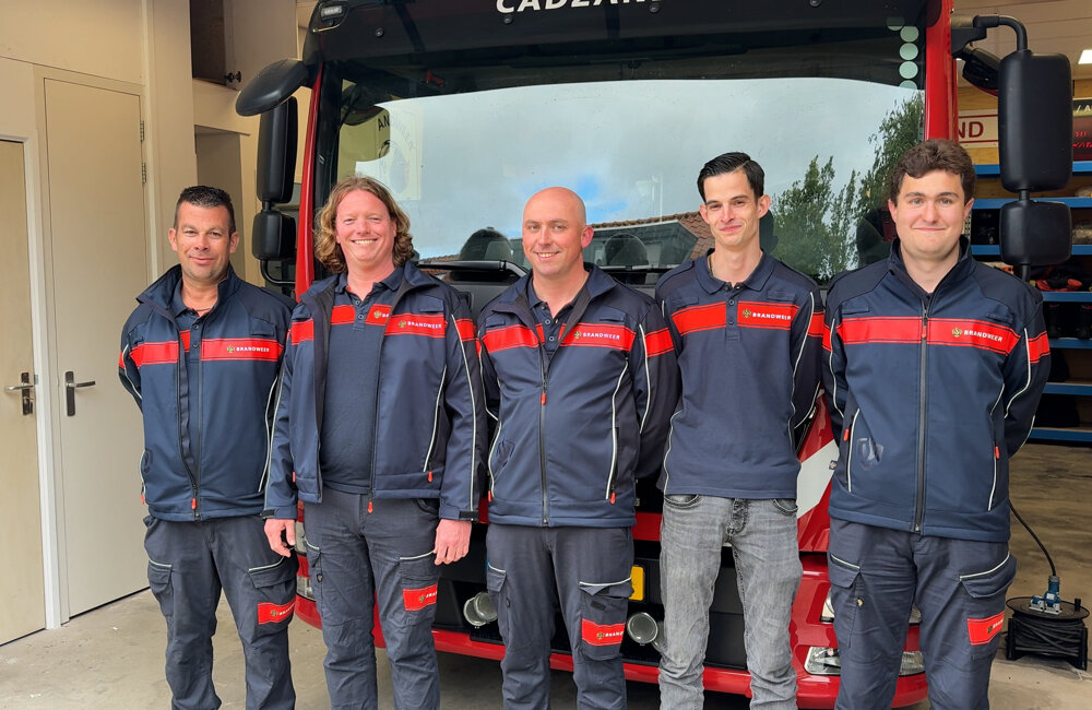 Vrijwilligers van de brandweer Cadzand - ©Omroep ZVL