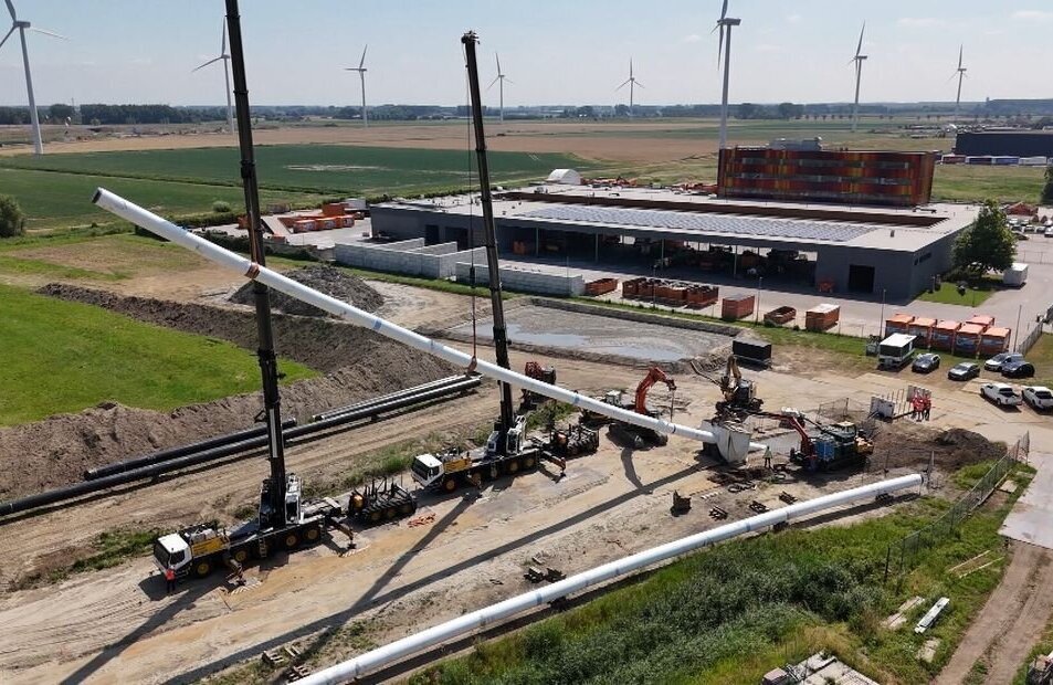 Drinkewaterleidingen Sluiskiltunnel - ©Omroep Zeeland