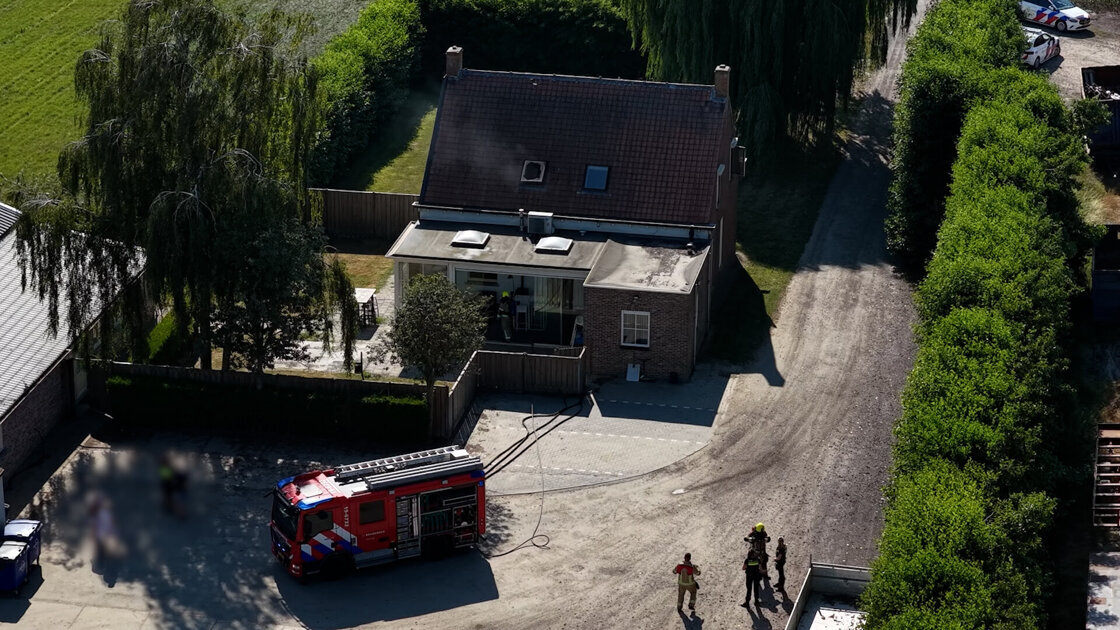 Woningbrand in Graauw snel onder controle
