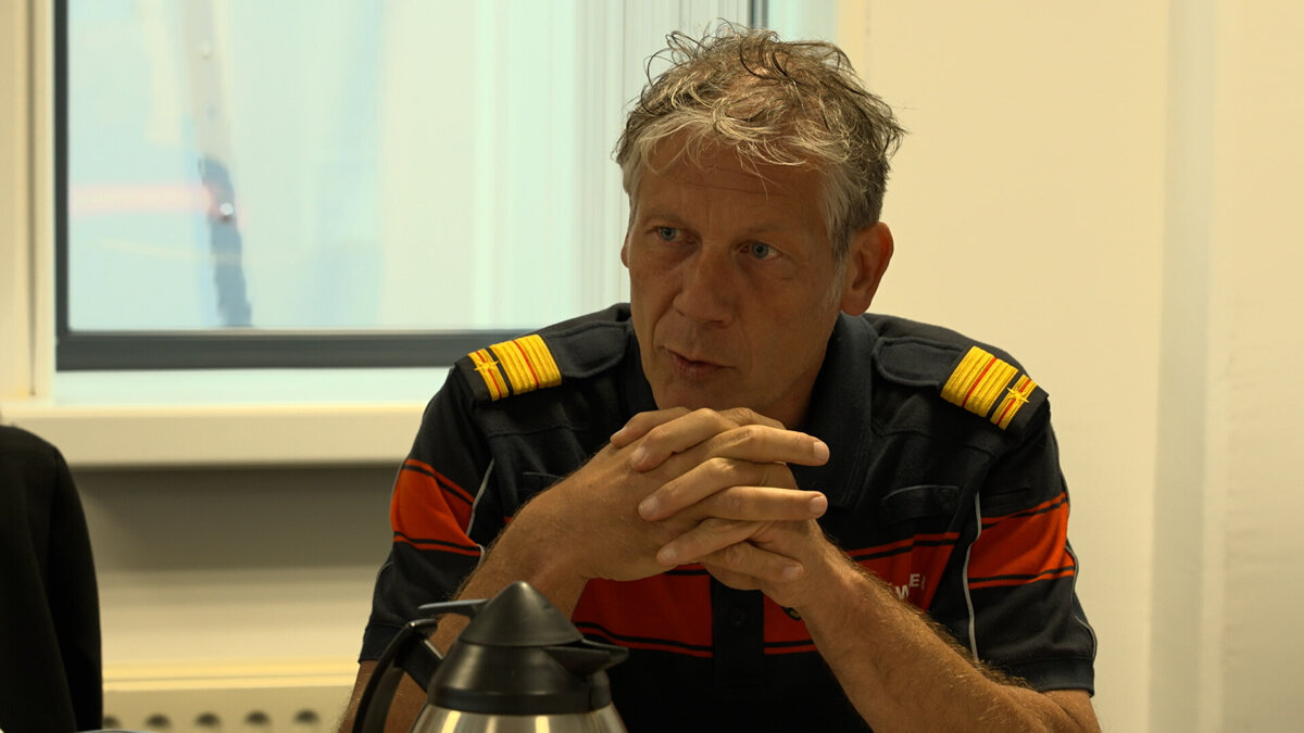 Ro van Doesburg, Commandant brandweer - ©Omroep ZVL
