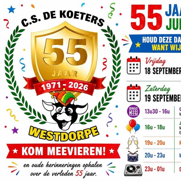 55 jaar CV de Koeters Westdorpe
