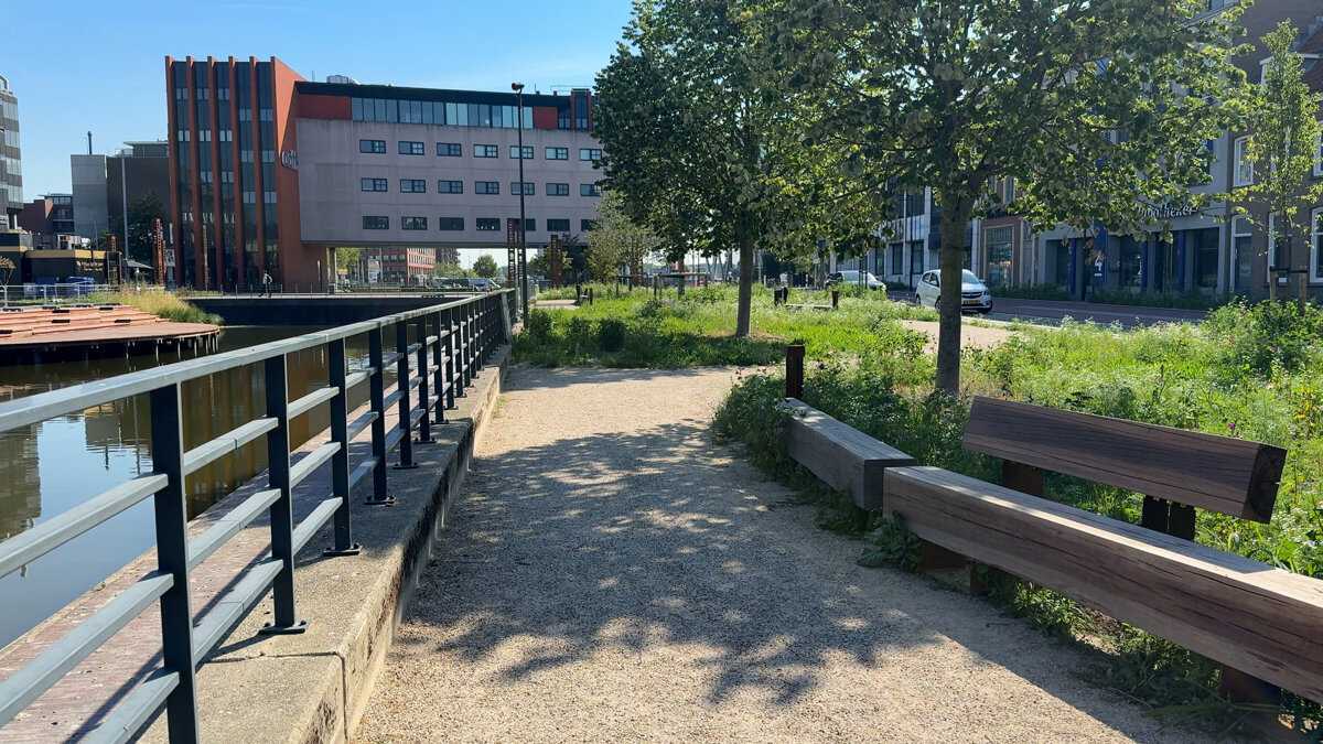 Vergroening aan de Oostelijke kanaalarm in Terneuzen - ©Omroep ZVL