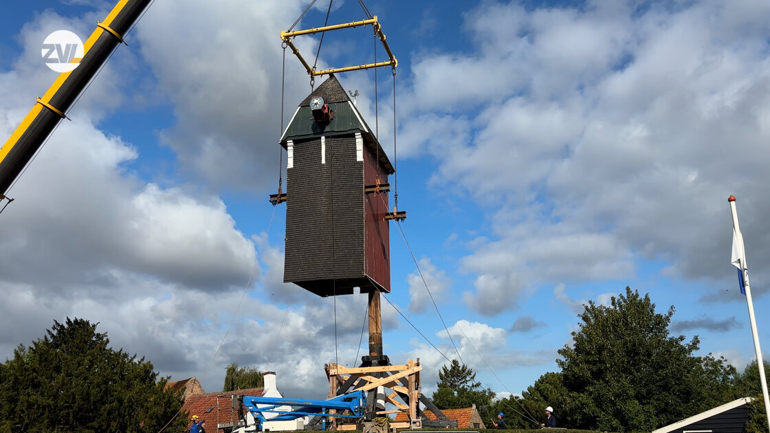 Eeuwenoude molen Retranchement gaat 'uit elkaar' voor grondig onderzoek