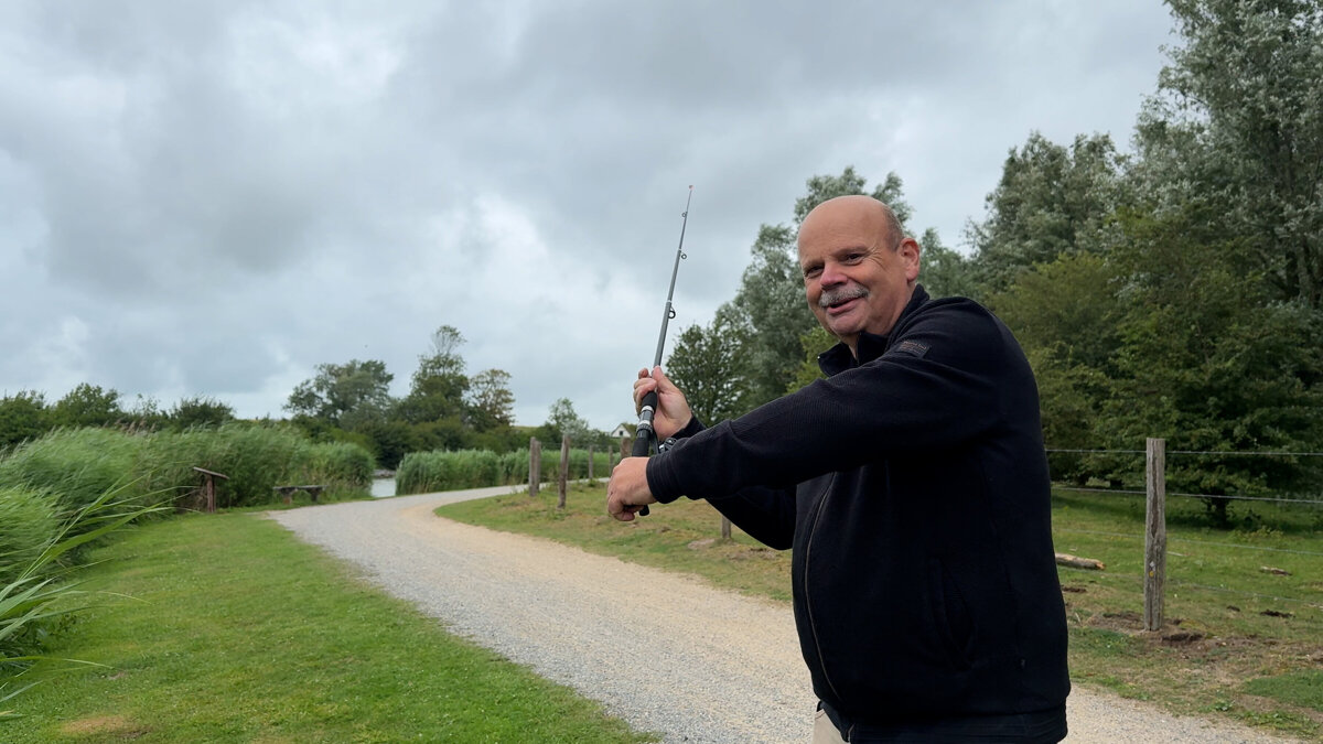 Ronnie de Poorter, Vissen Retranchement - ©Omroep ZVL