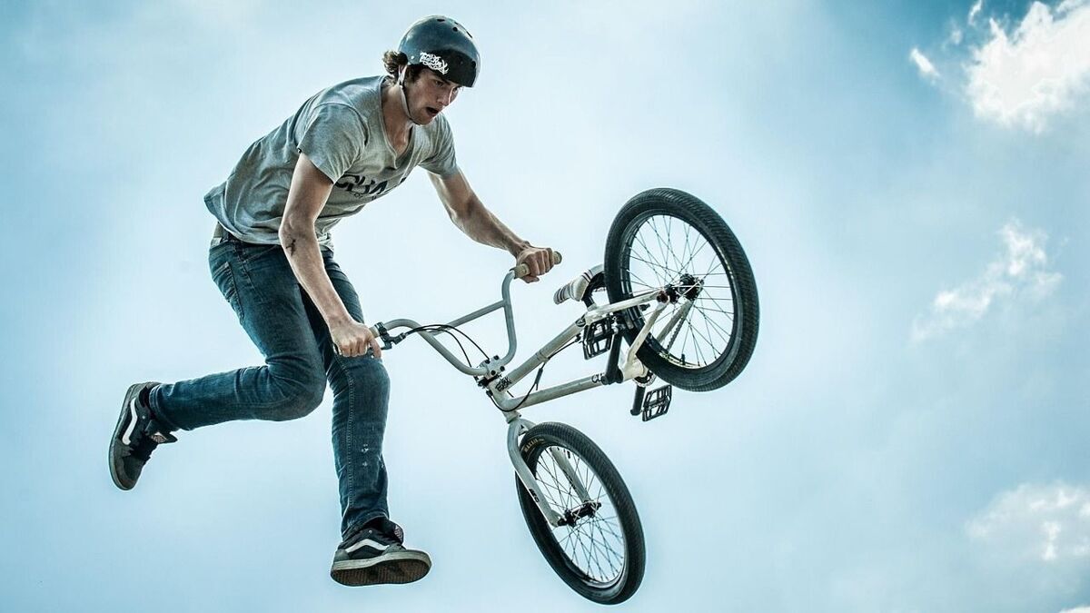 Fiets stunt