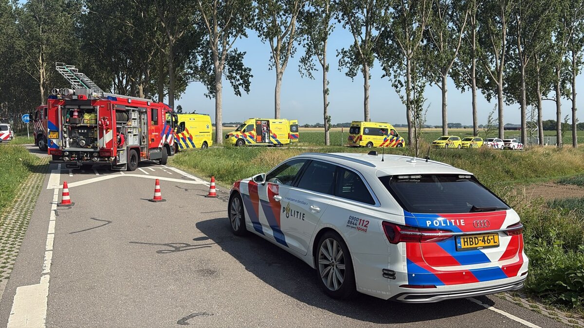 Ongeval Knapzakweg-Reuzenhoeksedijk - ©Wouter Buijs