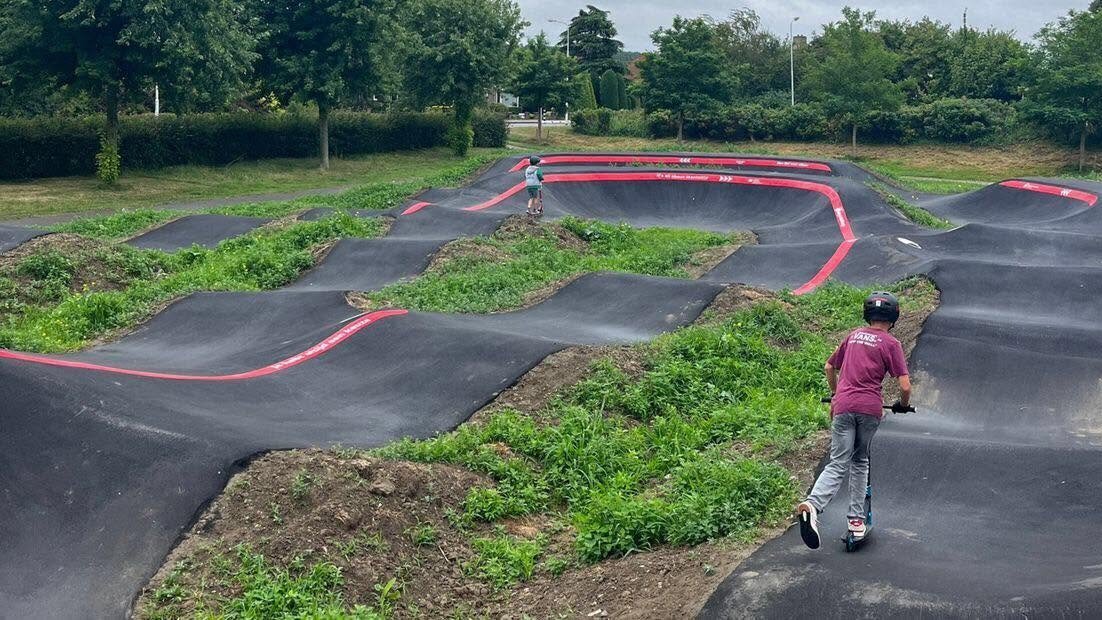 Pumptrackbaan in Axel ter illustratie - ©Pumptrackbaan Axel