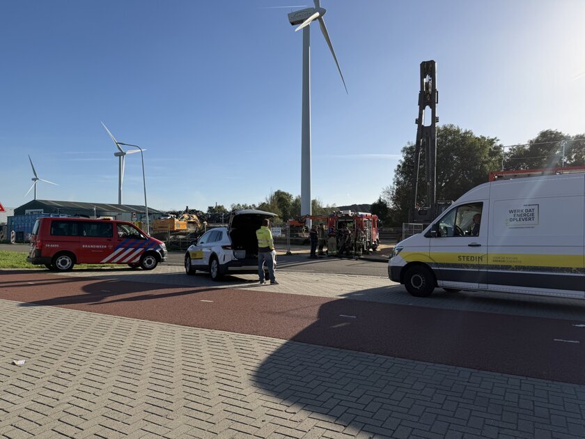 Transportleiding gas geraakt bij werkzaamheden in Terneuzen