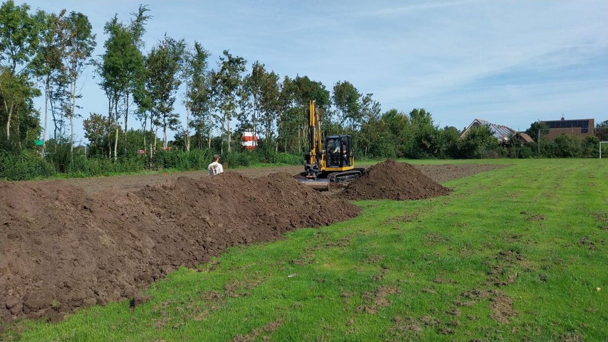 Bouw pumptrackbaan Nieuwvliet begonnen (6)