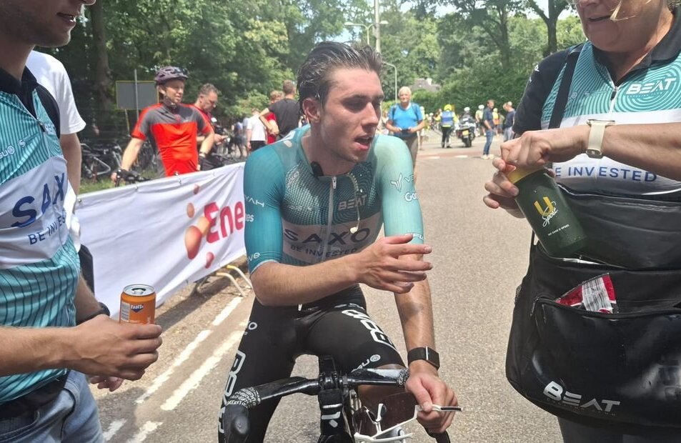 Jochem Kerckhaert net na de finish in Nijmegen - ©Omroep Zeeland