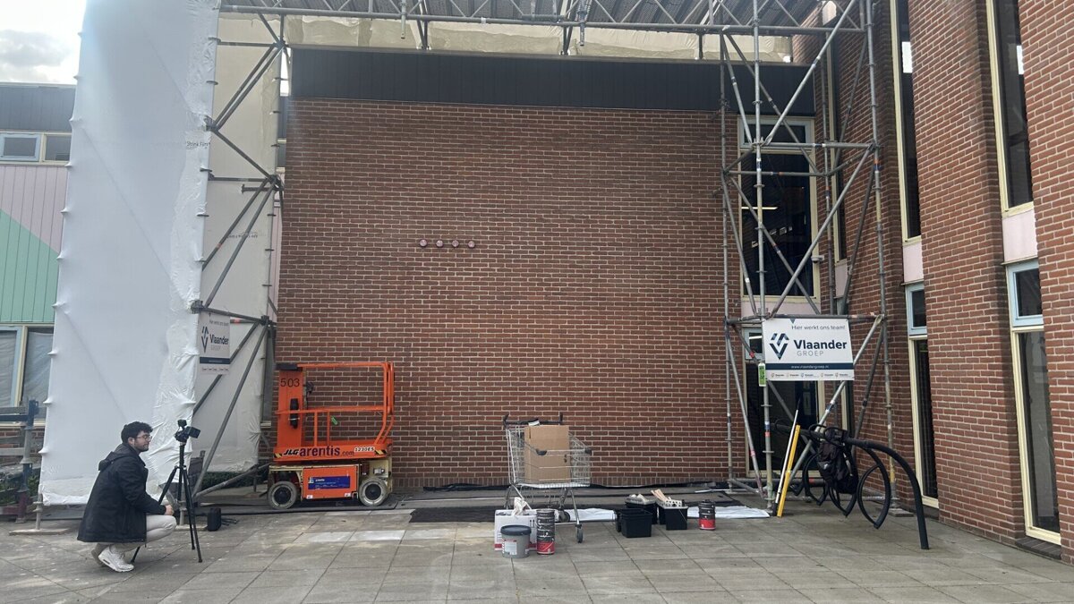 Muurschildering Lodewijk College.jpg