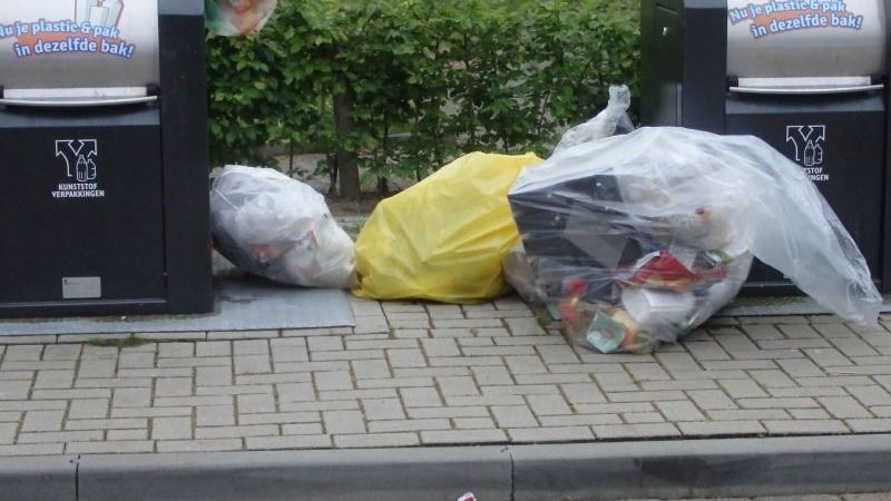 Afval op straat