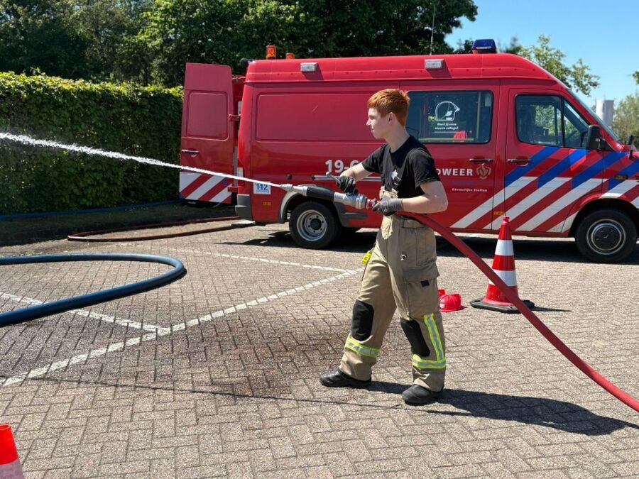 Brandweer blussen
