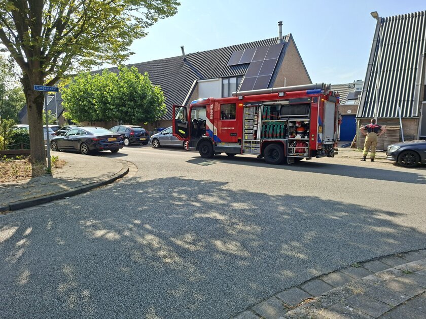 Buitenbrand Lingestraat Terneuzen razendsnel geblust