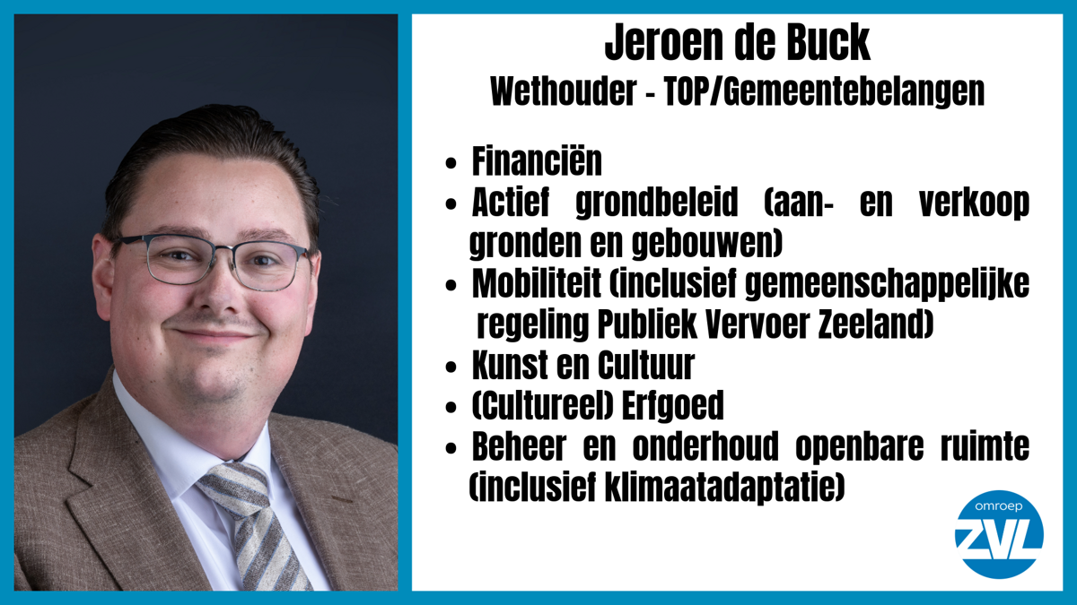 Portefeuilleverdeling Gemeente Terneuzen - Jeroen de Buck