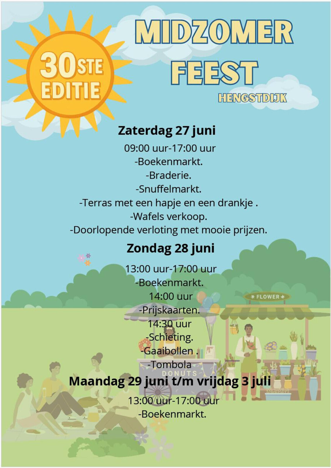 Midzomerfeest-flyer
