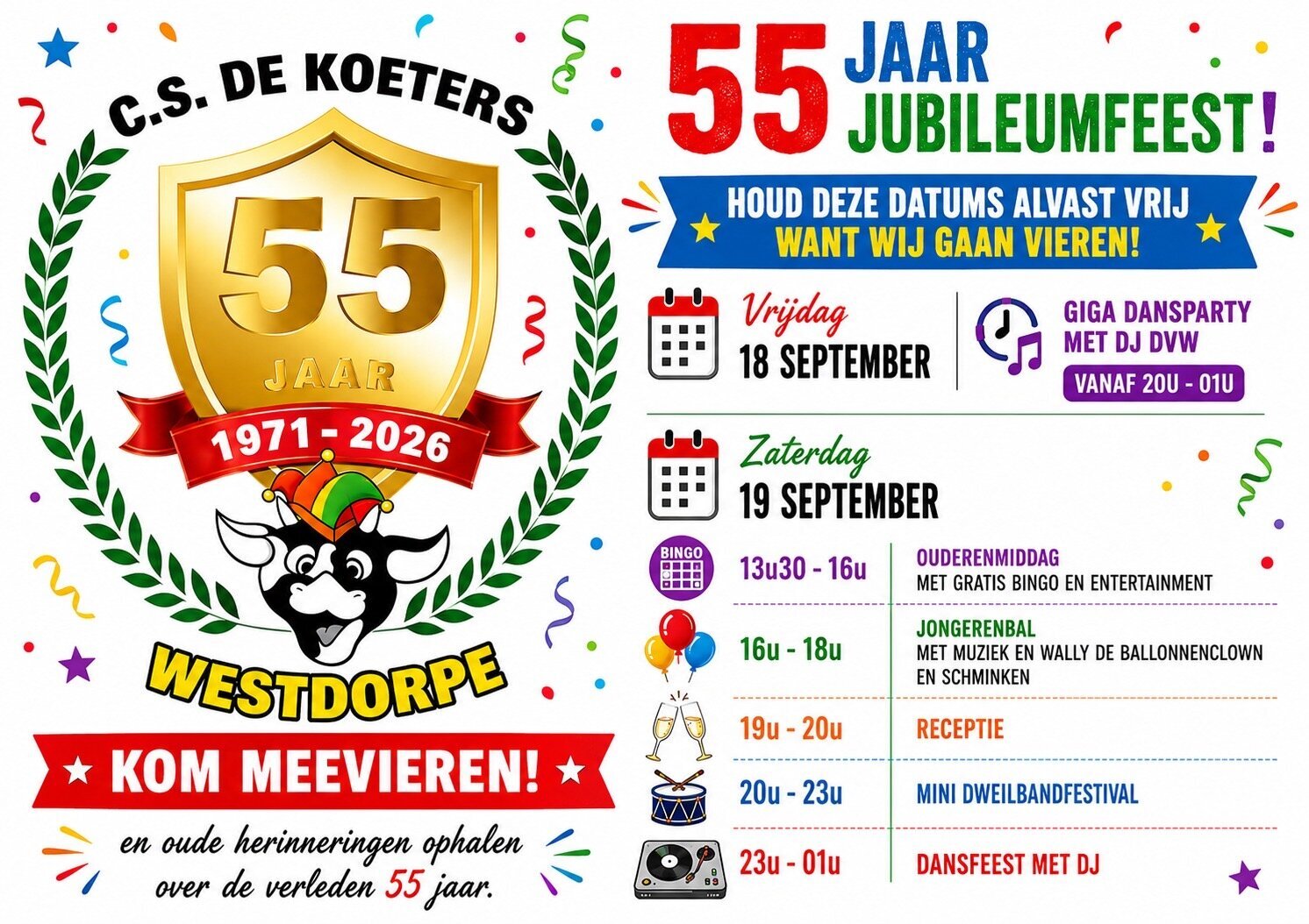 55 jaar CV de Koeters Westdorpe