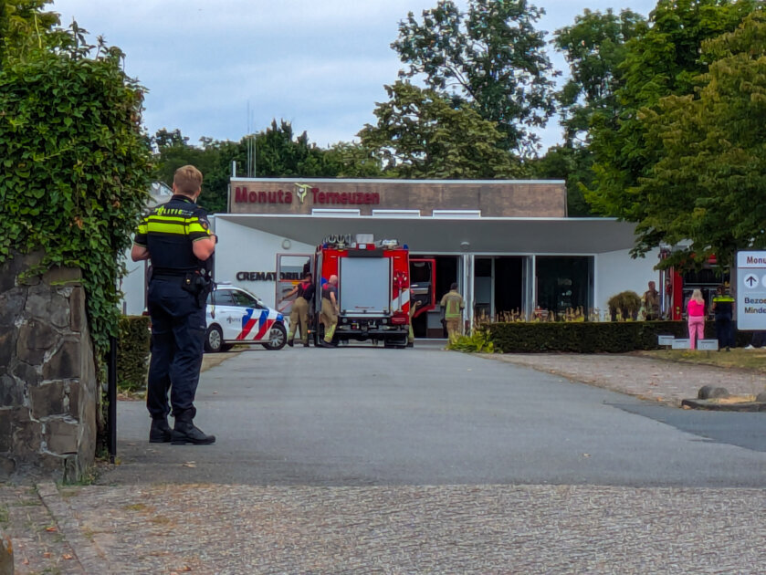 Brand bij Monuta uitvaartscentrum in Terneuzen