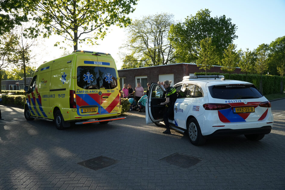 Botsing tussen fatbike en fietser, fietser gaat ervandoor
