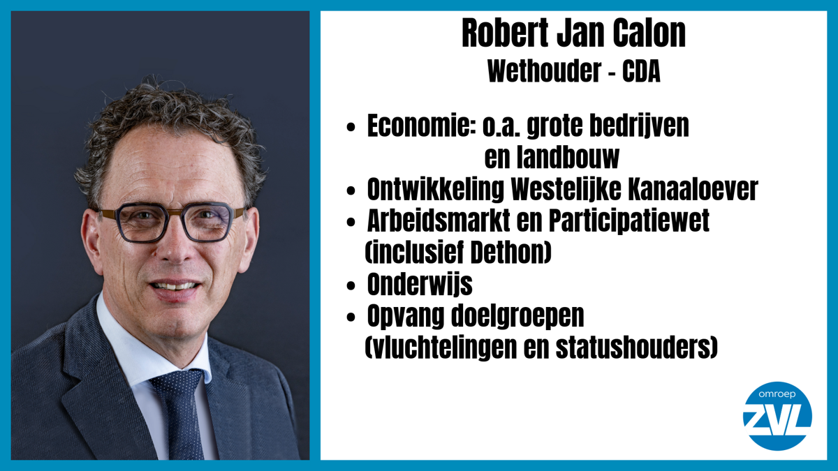 Portefeuilleverdeling Gemeente Terneuzen - Robert Jan Calon
