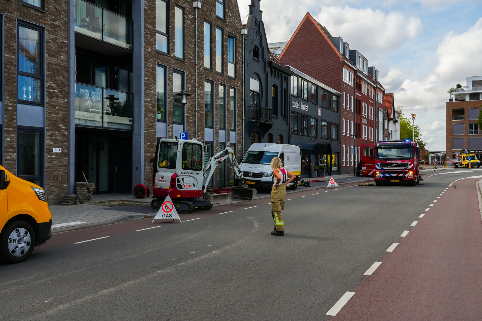 Van der Maelstedeweg afgesloten vanwege gaslekkage11
