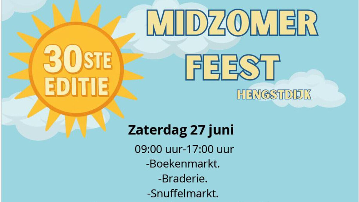Midzomerfeest-flyer