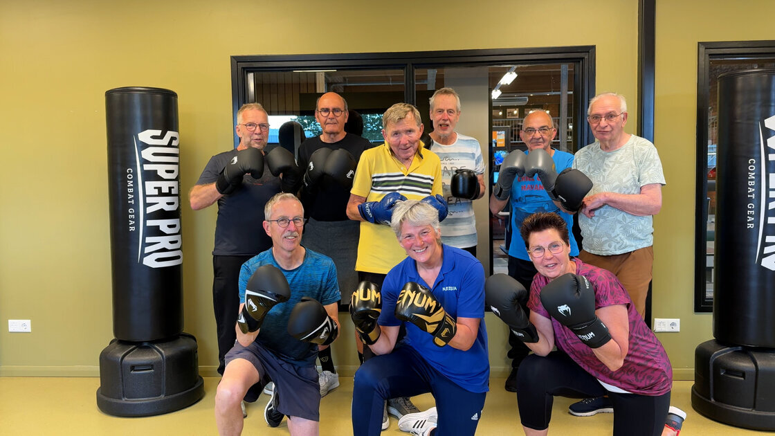 Parkinson boksers negen weken onderweg; 