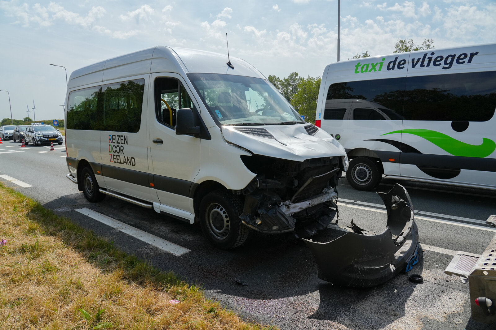 Flinke schade bij kop-staartbotsing voor stoplichten Terneuzen3