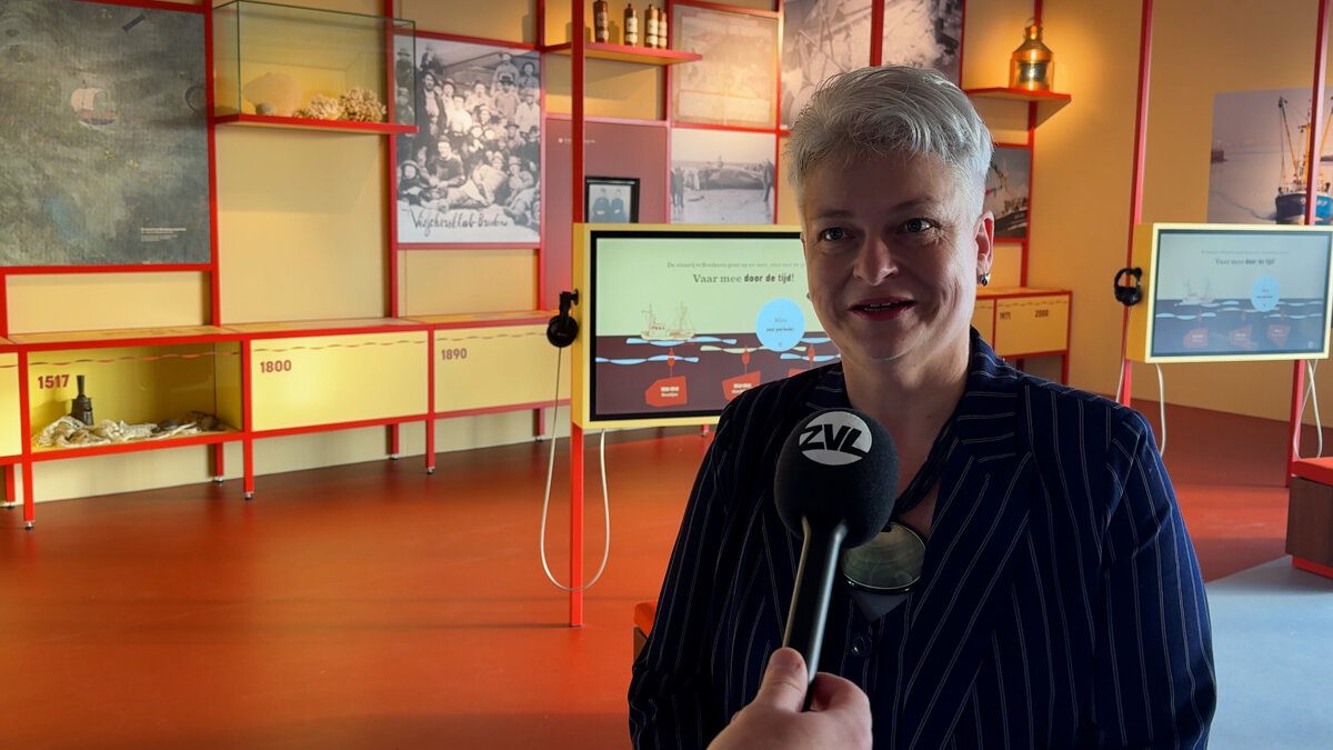 Rilana van Oostenbrugge, bestuurslid Visserijmuseum - ©Omroep ZVL
