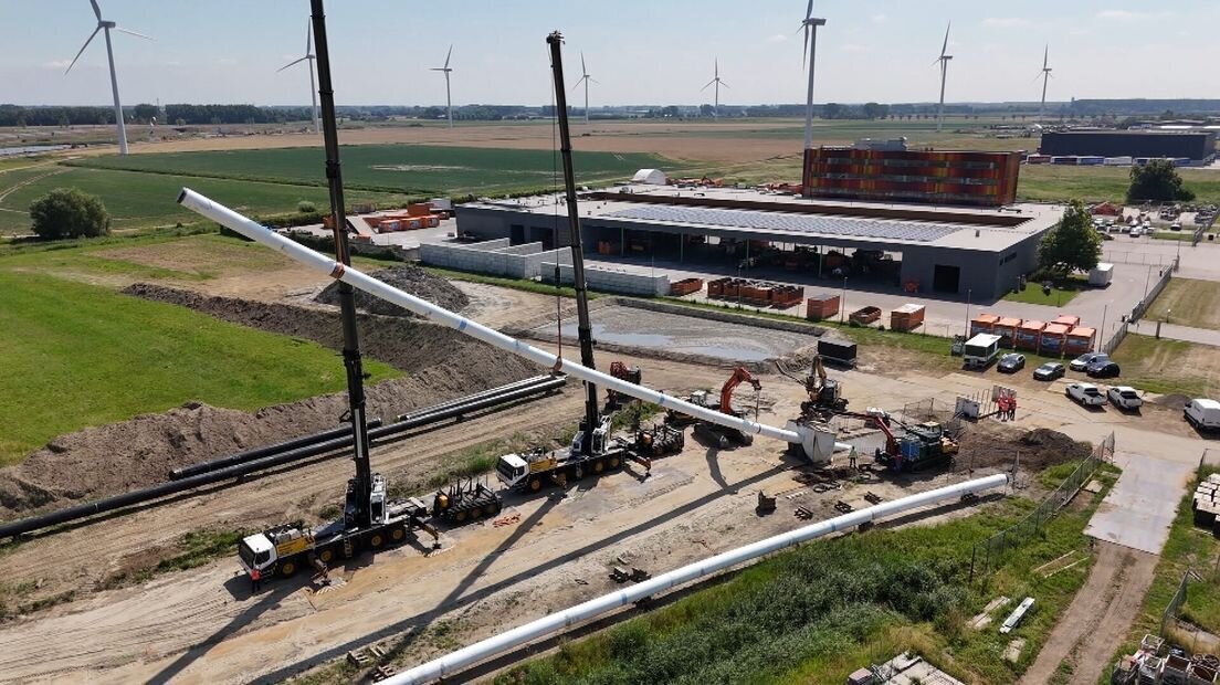 Dit gebeurt er met die grote, witte buizen bij de Sluiskiltunnel