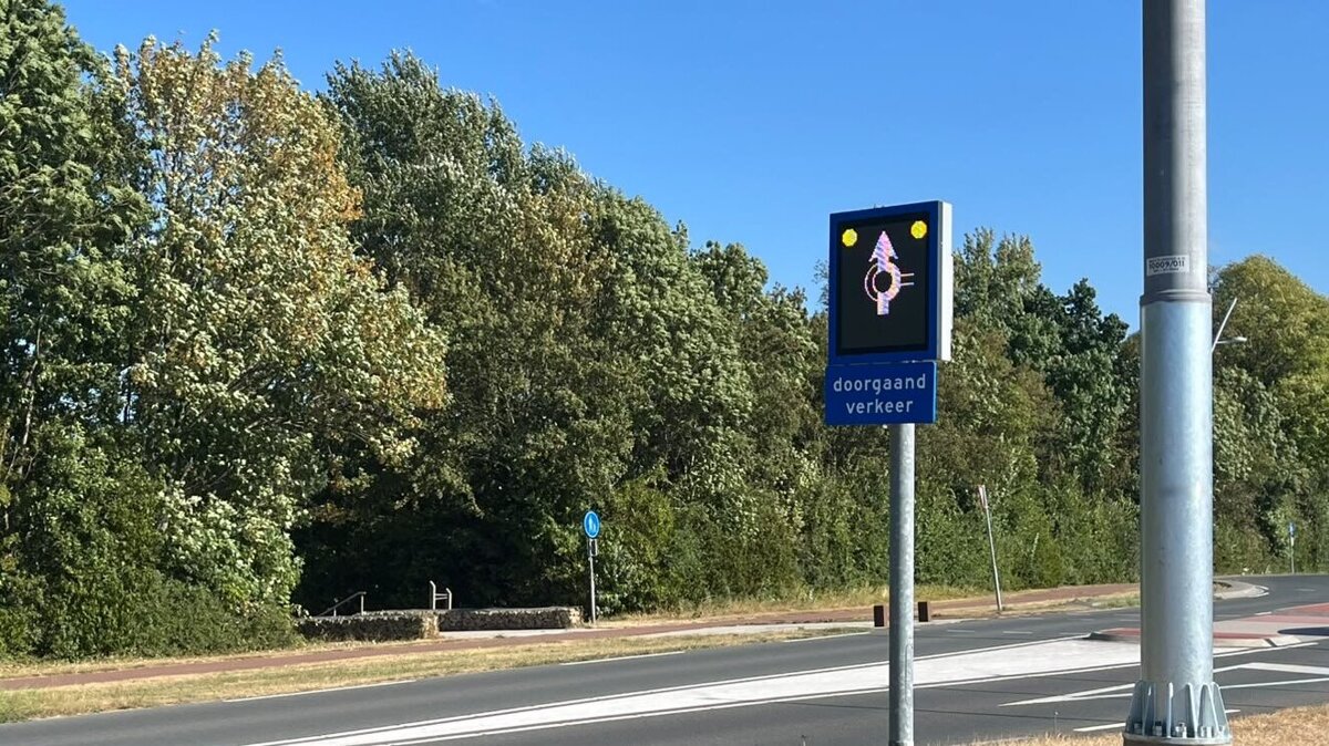Oude verkeersbord sluizencomplex - ©Omroep ZVL
