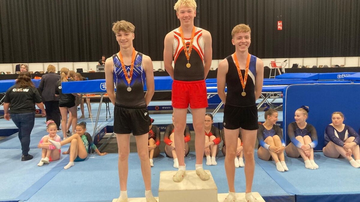 NK DMT podium Thibeau en Kyan