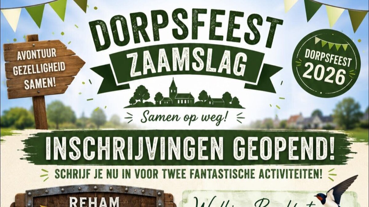 dorpsfeest zaamslag 2026