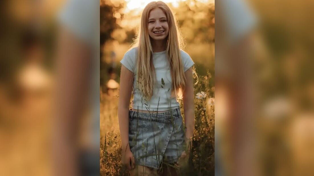 Sarah was een van de drie kinderen die omkwam bij het verkeersongeluk op 11 juni bij Terhole - ©Namens de Familie (foto bewerkt met AI)