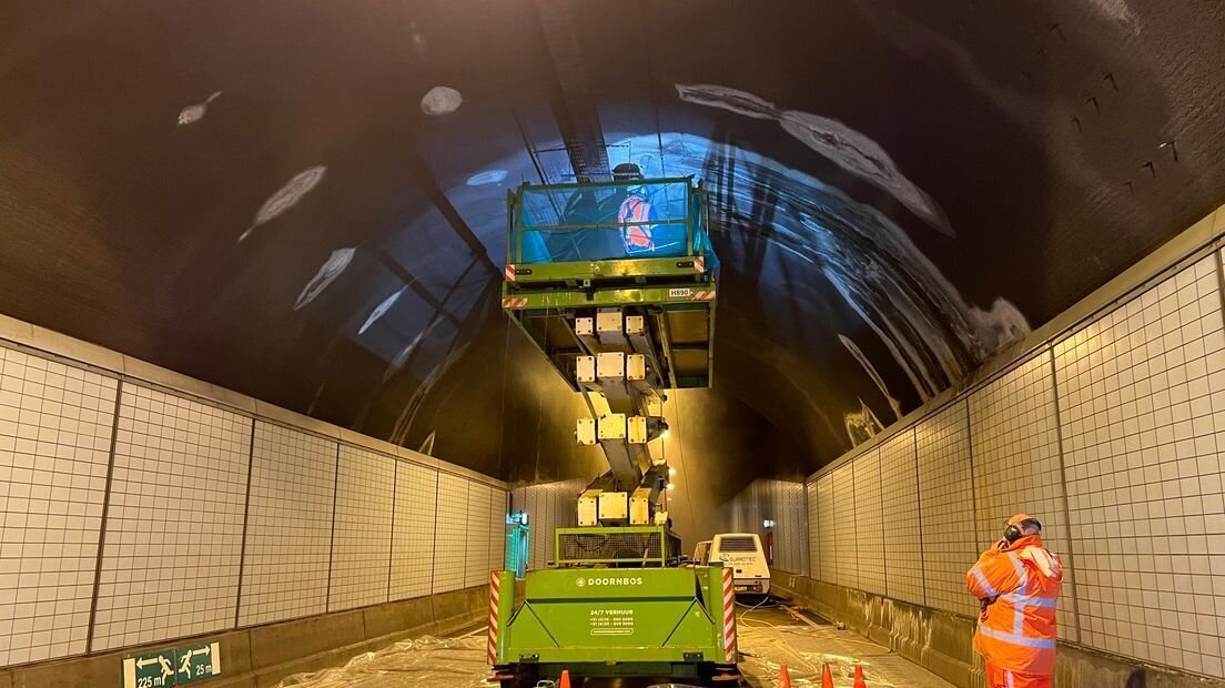 Reparatie tunnel (©Westerscheldetunnel NV)